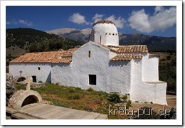Alte Kirche oberhalb der Aradena-Schlucht
