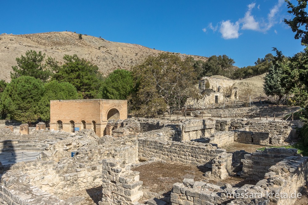 Amphitheater und Odeion, Gortys, Kreta