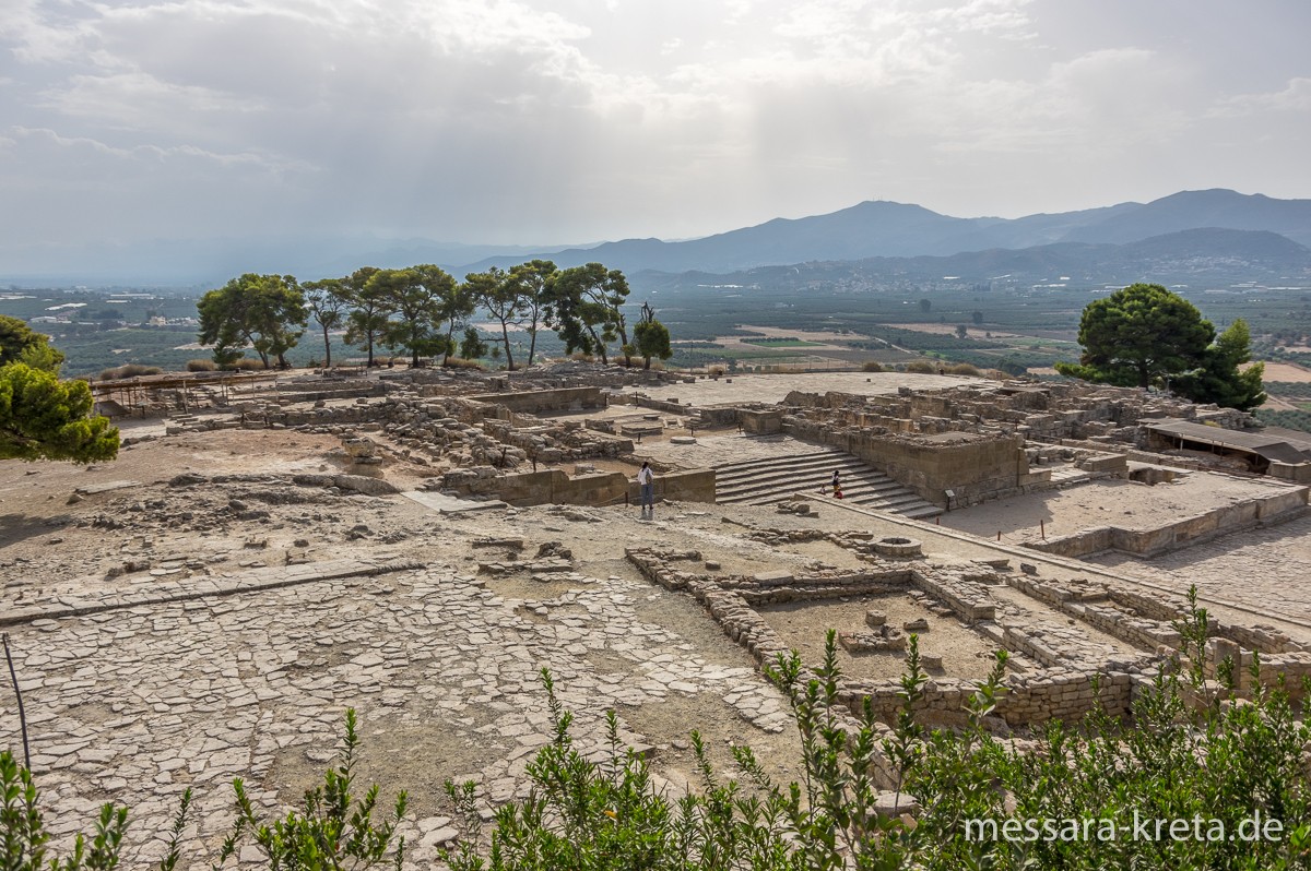 Blick über Phaistos, Kreta