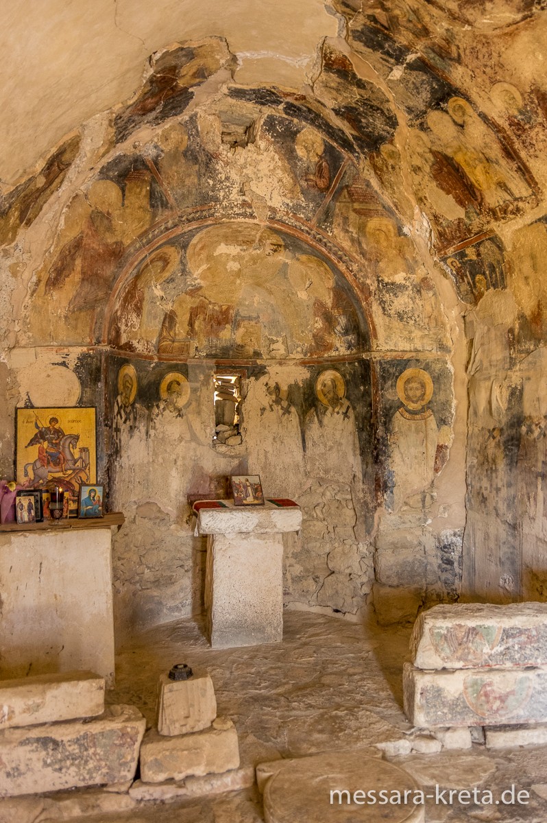 Agia Triáda, Kirche Agios Georgios, Innenansicht