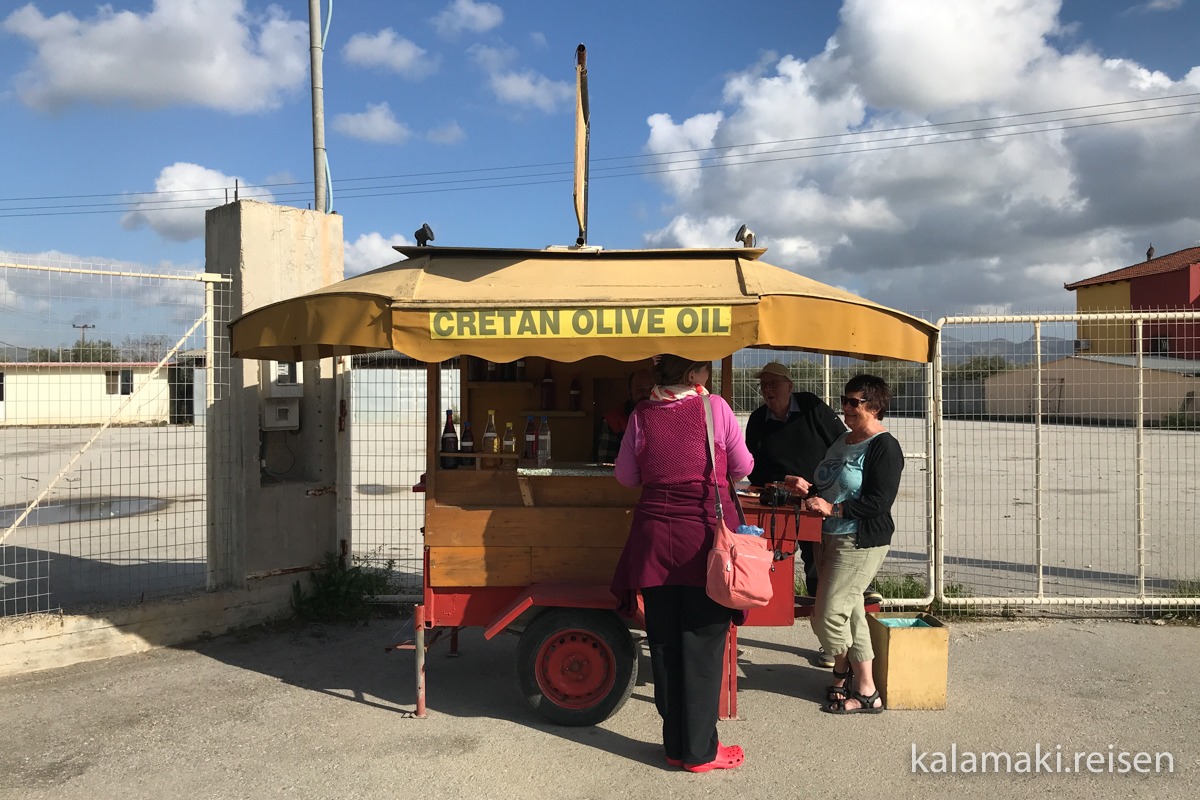 Der Stand von Giorgos am alten Standort...