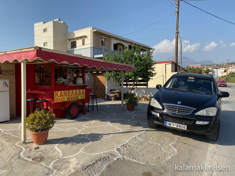 Mietwagen von The Best frisch angekommen bei Kanelada-Giorgos ;-)