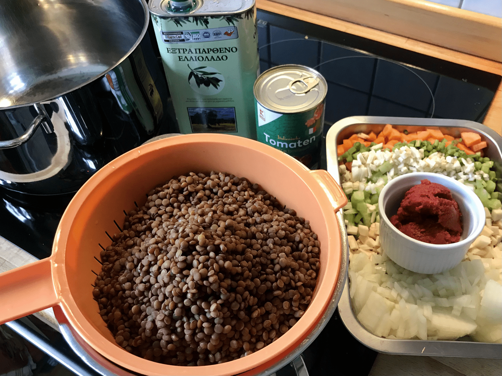 Rezept: Fakés - leckere griechische Linsensuppe - Kreta pur
