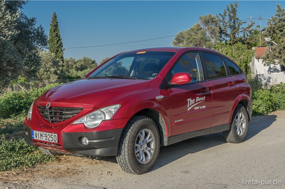 The Best Car Rental, Ssangyong Actyon 4x4