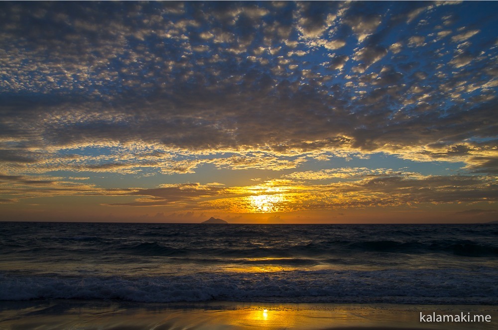 Kreta - Sonnenuntergang in Kalamaki - Das Wetter ist momentan dort jedenfalls besser