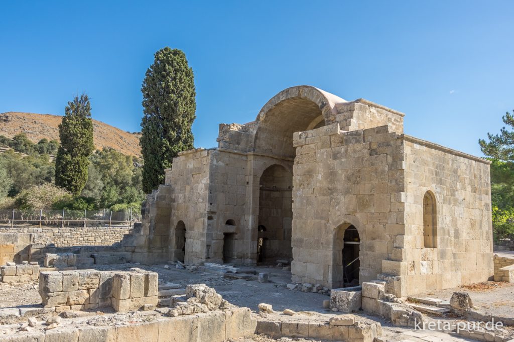 Basilika in Gortys, eines unserer Ausflugsziele 2016