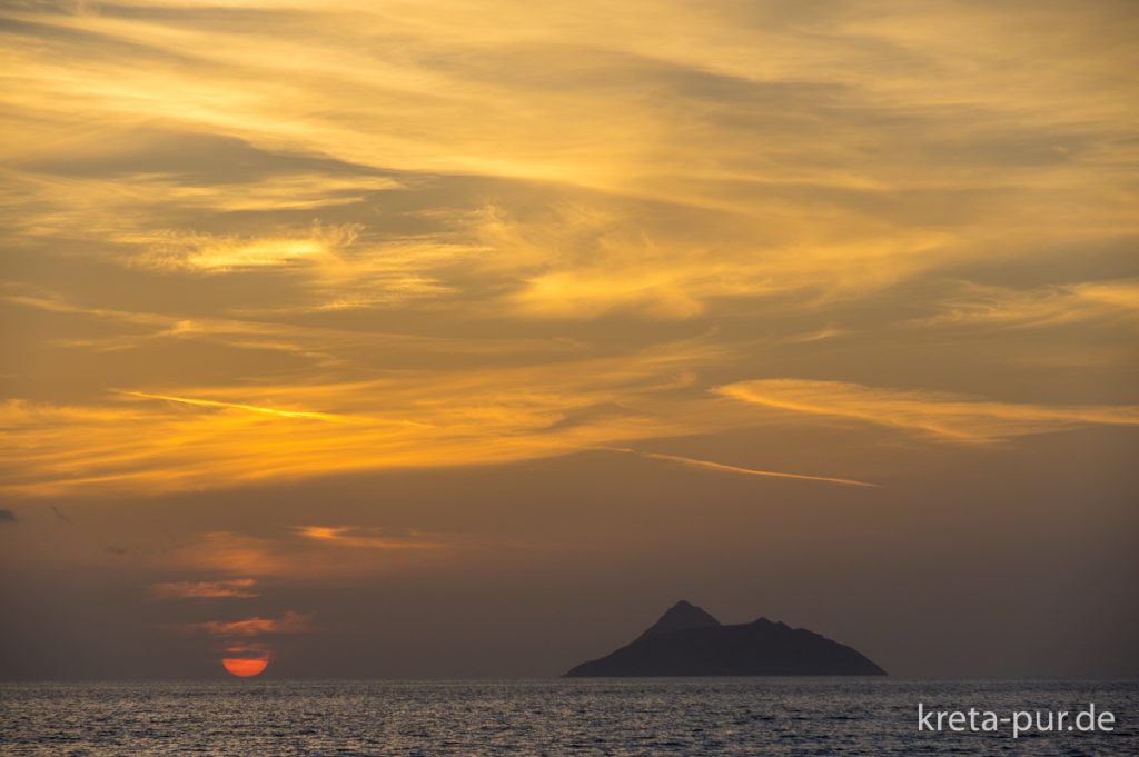 Sonnenuntergang in Kalamaki